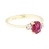 Image 1 : 1.17 ctw Ruby And Diamond Ring - 14KT Yellow Gold