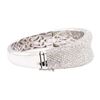 Image 2 : 10.70 ctw Diamond Bangle Bracelet - 14KT White Gold