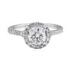 Image 2 : 0.67 ctw Diamond Ring - 14KT White Gold