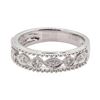 Image 1 : 0.22 ctw Diamond Ring - 18KT White Gold