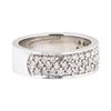 Image 1 : 0.65 ctw Diamond Ring - 14KT White Gold