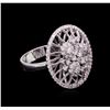 Image 2 : 1.33 ctw Diamond Ring - 14KT White Gold