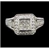 Image 3 : 0.50 ctw Diamond Ring - 18KT White Gold