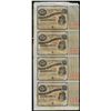 Image 1 : Uncut Sheet of (4) State of Louisiana Baby Bond Obsolete Notes