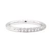 Image 1 : 0.5 ctw Diamond Ring - 14KT White Gold