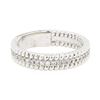 Image 1 : 0.30 ctw Diamond Ring - 14KT White Gold