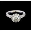 Image 2 : 1.63 ctw Diamond Ring - 14KT White Gold