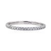 Image 1 : 0.4 ctw Diamond Ring - 14KT White Gold