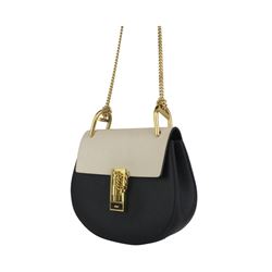 CHLOE MINI DREW BAG IN SMALL GRAIN & SMOOTH CALFSKIN
