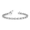 Image 1 : 4 7/8 ct tw Diamond 14K W/Y/R Gold  Bracelet 14.3gm