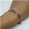 Image 3 : 14k Yellow Gold Cabochon Garnet Bracelet-4