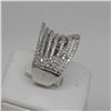 Image 2 : 14K White gold Multi Layer Diamond ring  (11.28.2018 8-6)