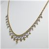 Image 3 : 18K Yellow, White Gold Necklace , Bracelet Set