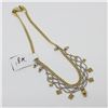 Image 5 : 18K Yellow, White Gold Necklace , Bracelet Set