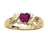 Image 1 : 0.4ct Ruby 14K Yellow Gold Ring 2.70gm