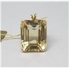Image 1 : 14k yellow Gold  Yellow Citrin pendant