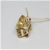 Image 3 : 14k yellow Gold  Yellow Citrin pendant