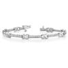 Image 1 : 1 3/8 ct tw Diamond 14K W/Y/R Gold  Bracelet 12.0gm
