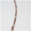 Image 2 : 14k Yellow Gold Ruby.Diamond Bracelet-2