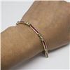 Image 3 : 14k Yellow Gold Ruby.Diamond Bracelet-2