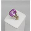 Image 3 : Pink Topaz with Diamond ring