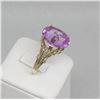 Image 4 : Pink Topaz with Diamond ring