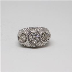 14K White gold DIamond Ring -2