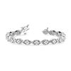 Image 1 : 3 1/5 ct tw Diamond 14K W/Y/R Gold  Bracelet 24.3gm