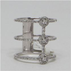 14K White gold Crown style Diamond (11.28.2018 8-2 )