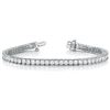 Image 1 : 6 5/8 ct tw Diamond 14K W/Y/R Gold  Bracelet 27.2gm