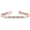 Image 3 : 6 5/8 ct tw Diamond 14K W/Y/R Gold  Bracelet 27.2gm