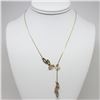 Image 1 : 14K Yellow, White.Ross Gold Necklace