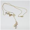 Image 4 : 14K Yellow, White.Ross Gold Necklace