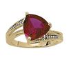 Image 1 : 5ct Ruby Treated 14K Yellow Gold Ring 3.73gm
