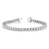 Image 1 : 3 7/8 ct tw Diamond 14K W/Y/R Gold  Bracelet 15.4gm
