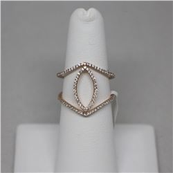 14k Rose gold DIamond Ring -5