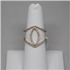 Image 1 : 14k Rose gold DIamond Ring -5