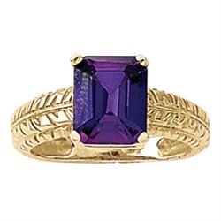 3.5ct Blue Sapphire 14K Yellow Gold Ring 5.16gm