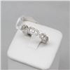 Image 3 : 14k White gold DIamond Ring - 1