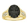 Image 1 : 2ct Blue Sapphire 14K Yellow Gold Ring 5.42gm