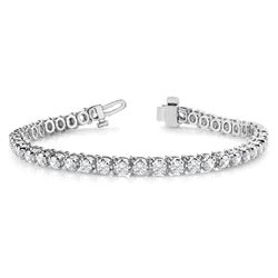 4 1/2 ct tw Diamond 14K W/Y/R Gold  Bracelet 13.8gm