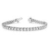 Image 1 : 4 1/2 ct tw Diamond 14K W/Y/R Gold  Bracelet 13.8gm