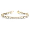 Image 2 : 4 1/2 ct tw Diamond 14K W/Y/R Gold  Bracelet 13.8gm