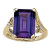 Image 1 : 8ct Tanzanite 14K Yellow Gold Ring 3.74gm
