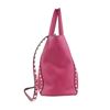 Image 3 : VALENTINO Vitello Rockstud Double Handle Tote Pink