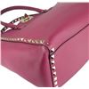 Image 6 : VALENTINO Vitello Rockstud Double Handle Tote Pink