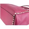 Image 7 : VALENTINO Vitello Rockstud Double Handle Tote Pink