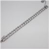 Image 2 : 14k  White Gold Diamond Bracelet