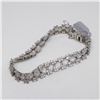 Image 3 : 14k  White Gold Diamond Bracelet