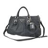Image 2 : Prada Navy Leather bag